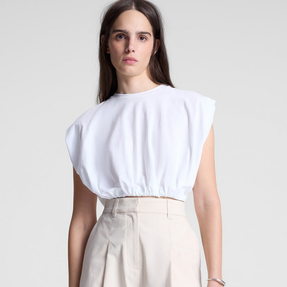 A.L.C. Billie Cropped Tee